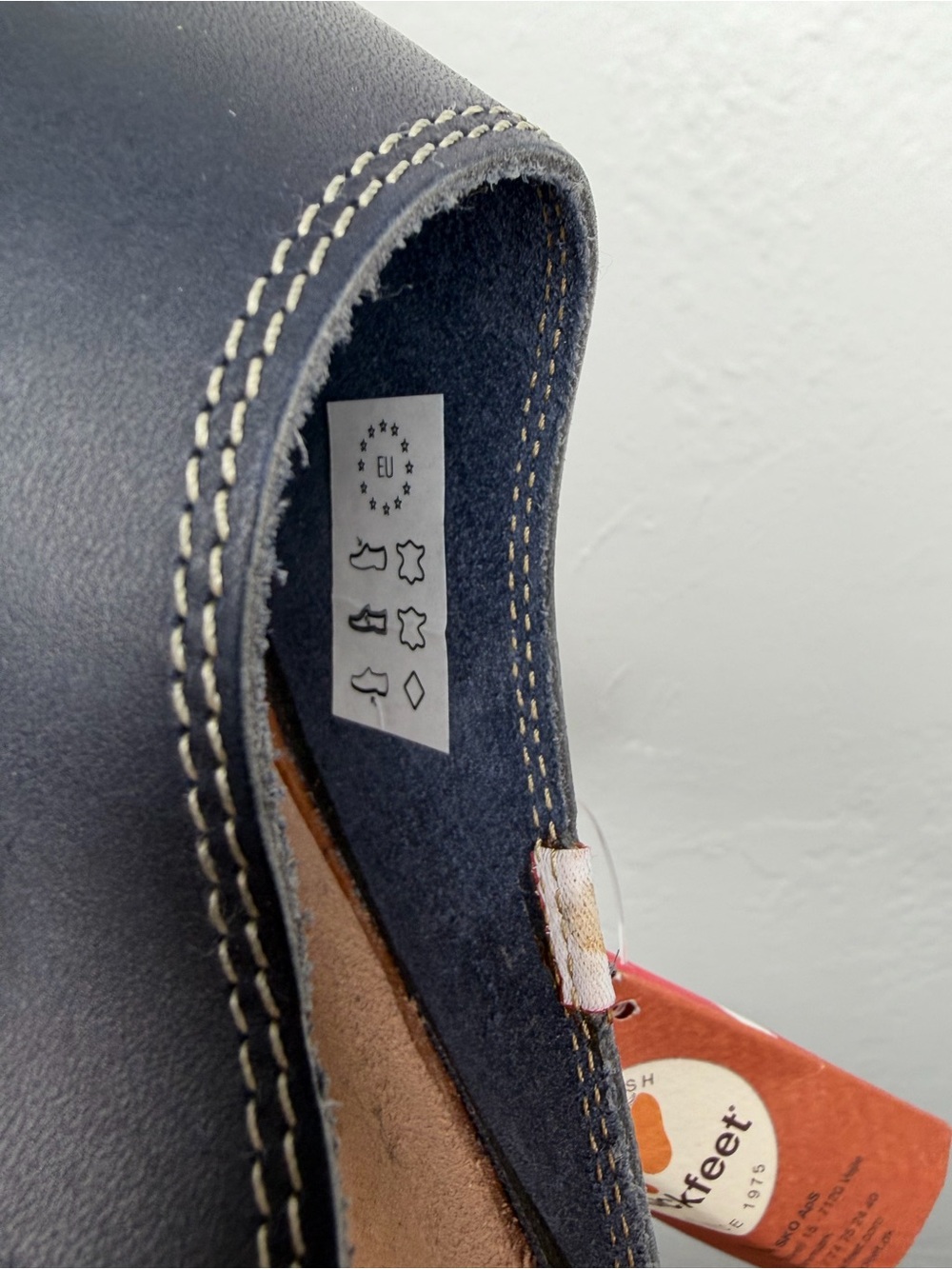 Duckfeet blavand blue Women's 10/11 casual leather sandals EUR 42 Men’s 8.5/9. - Picture 3 of 5
